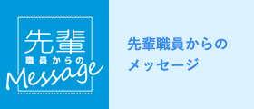 先輩職員からのメッセージ