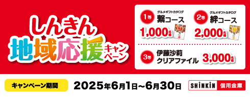 しんきん地域応援キャンペーン